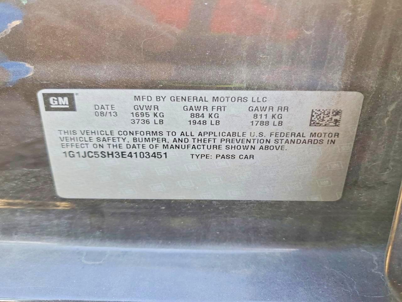 Chevrolet Sonic Lt