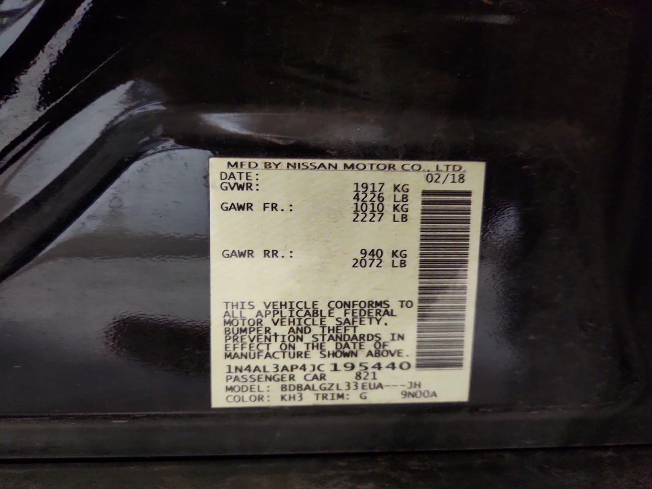 Nissan Altima 2.5 S
