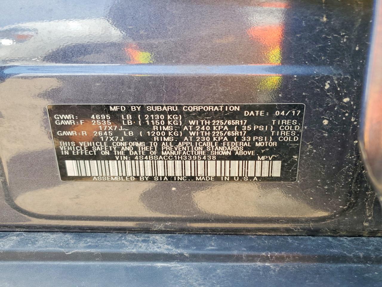 Subaru Outback 2.5i Premium