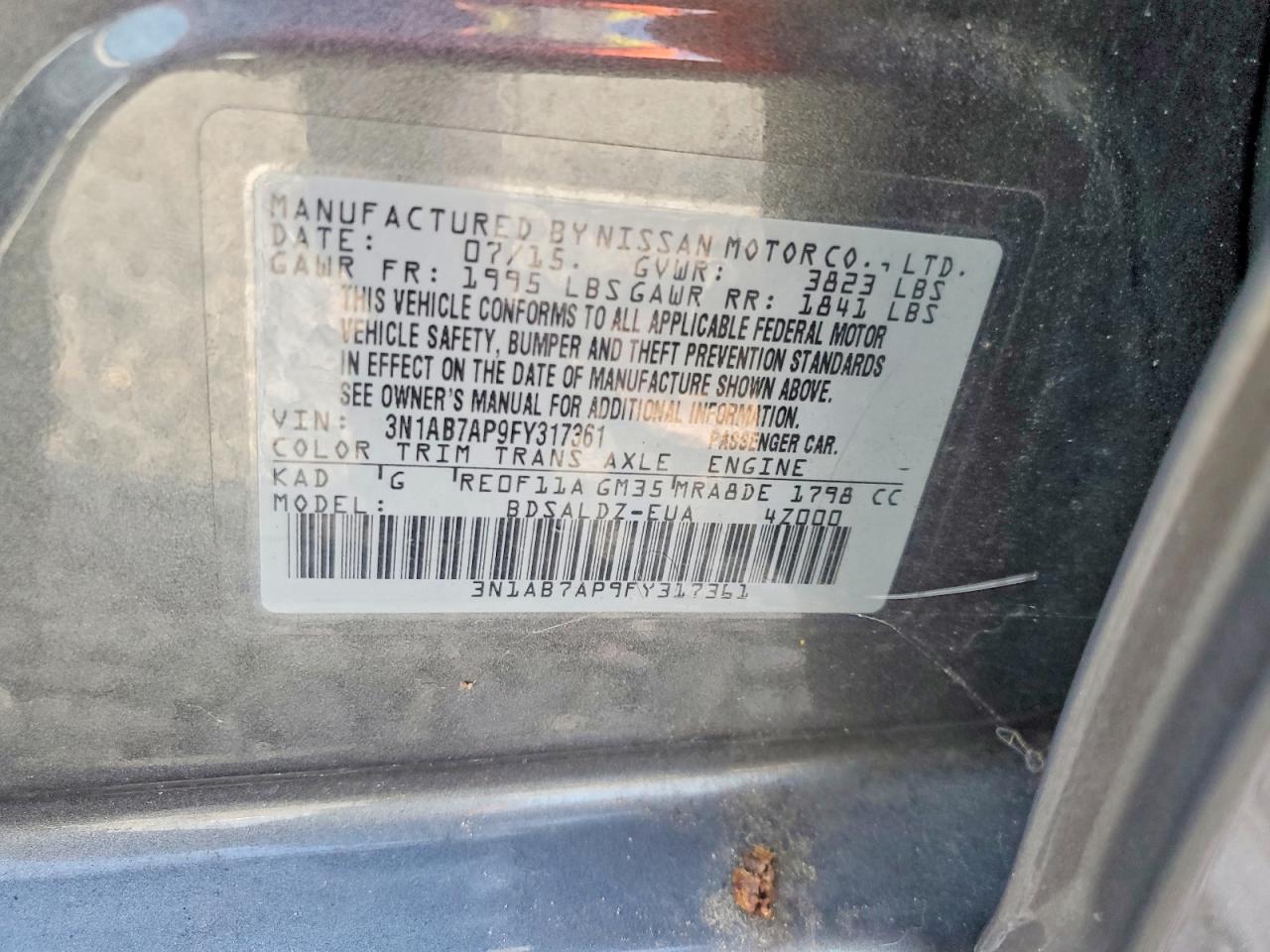 Nissan Sentra Sv