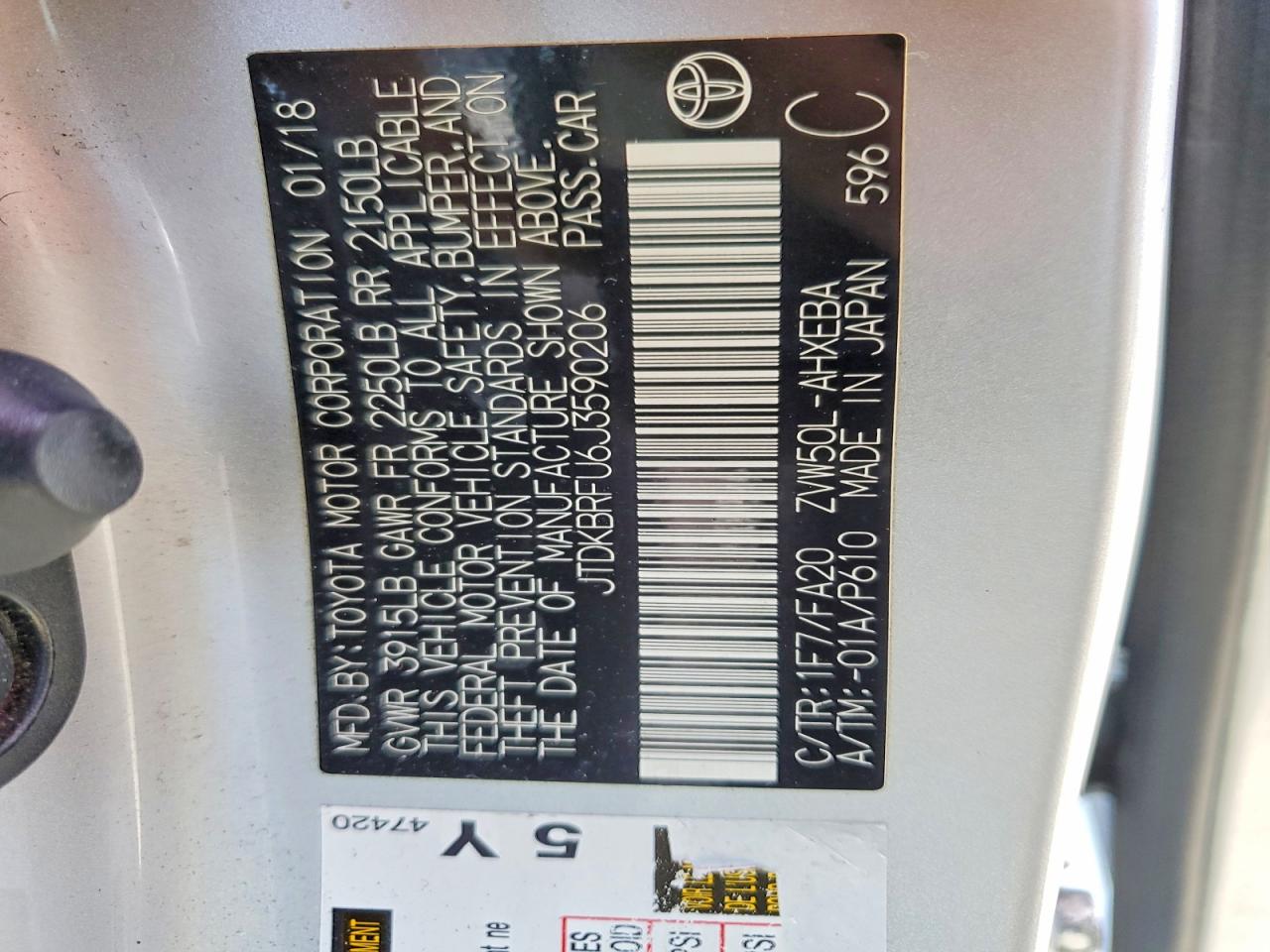 Toyota Prius Two