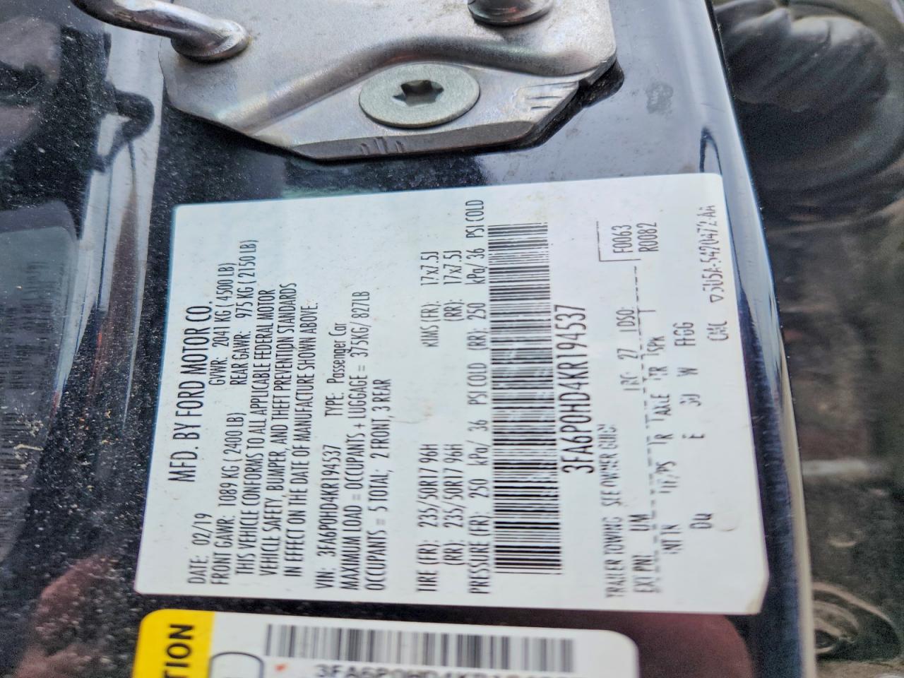 Ford Fusion Se