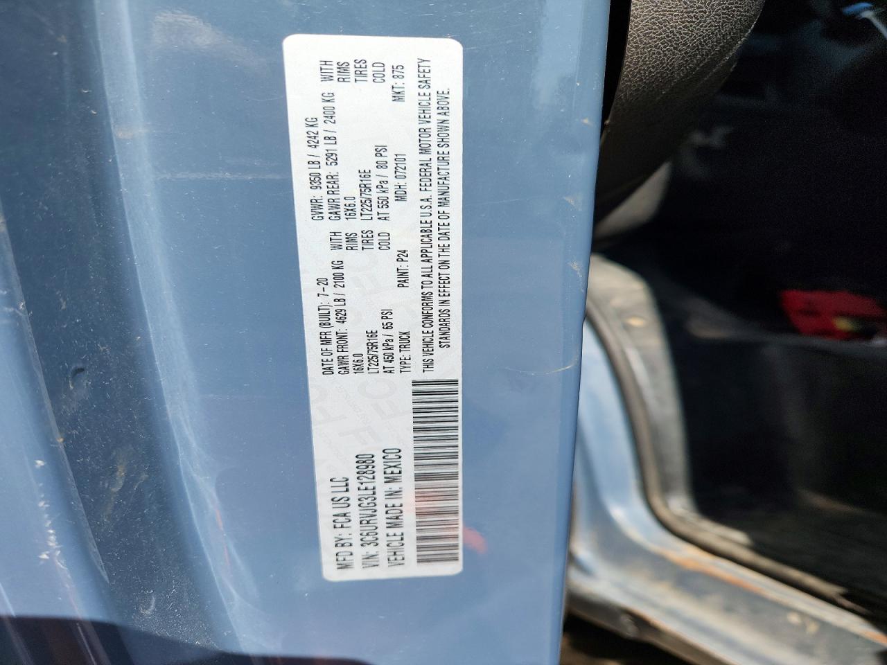 Ram Promaster 3500 High