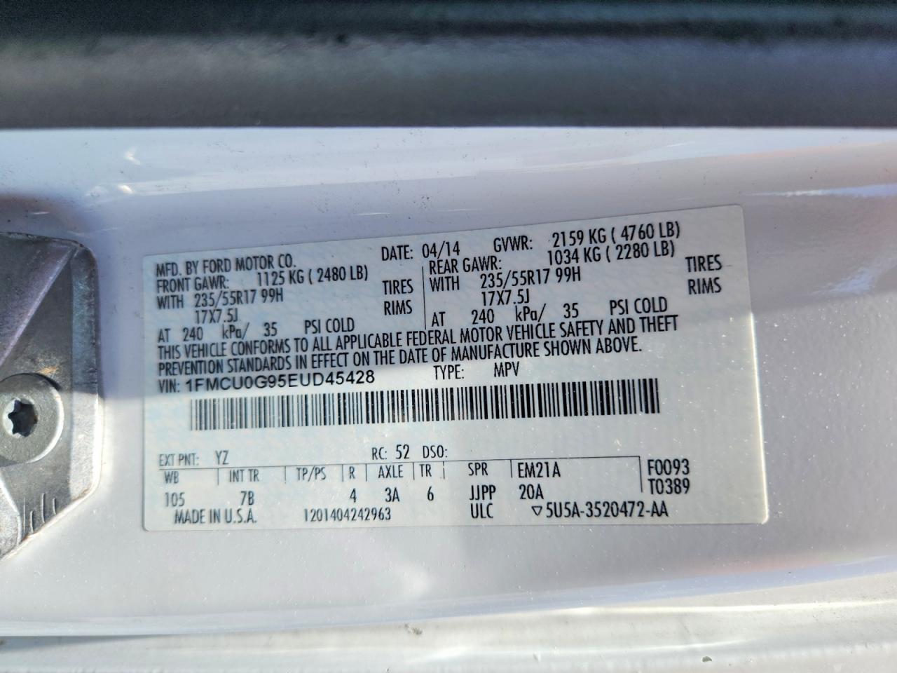 Ford Escape Se