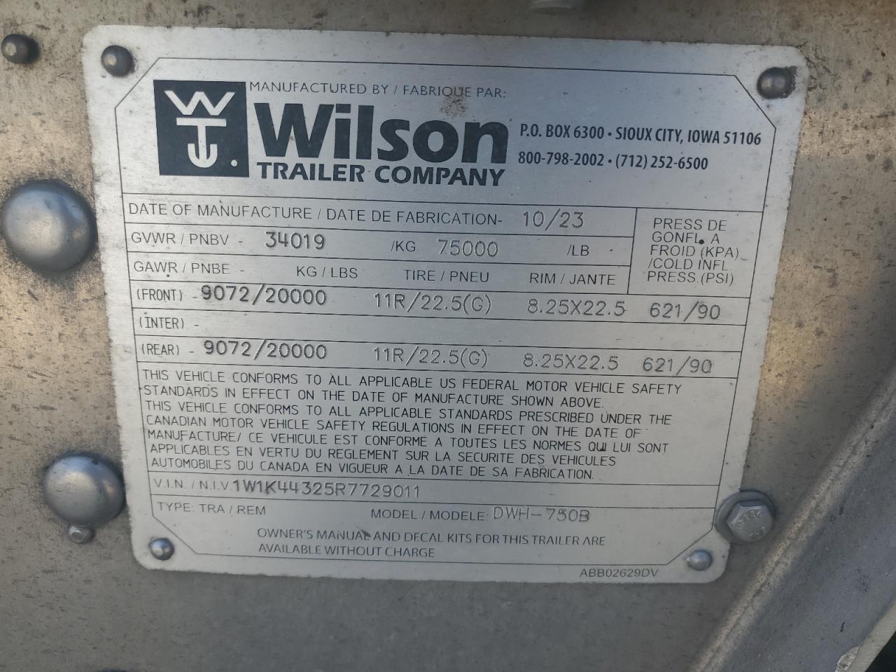 Wilson Trailer Co Trailer