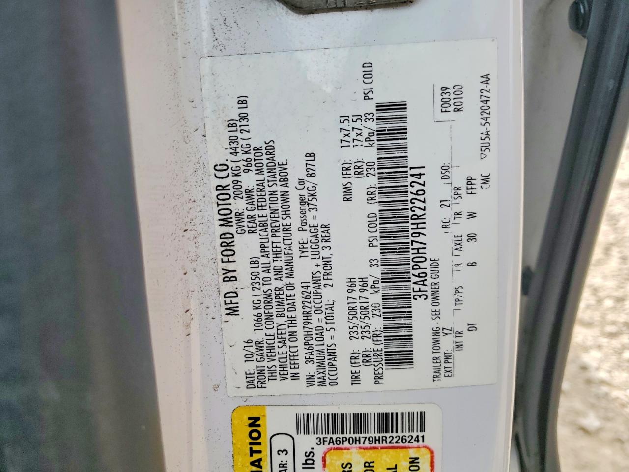 Ford Fusion Se
