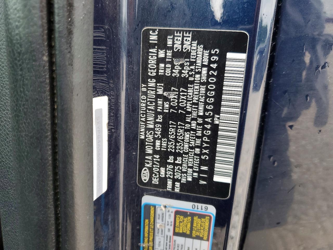 Kia Sorento Lx V6