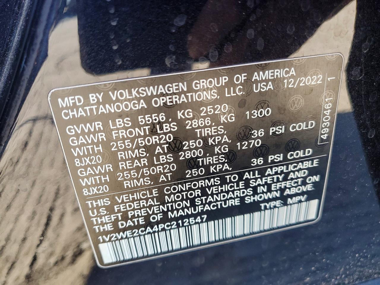 Volkswagen Atlas Se