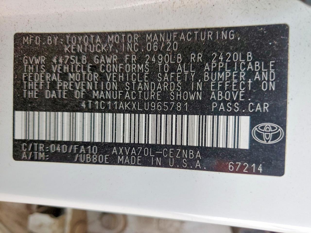Toyota Camry Le