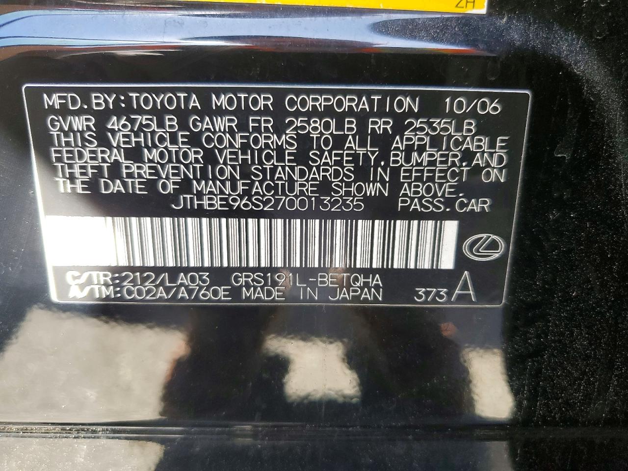 Lexus Gs Base