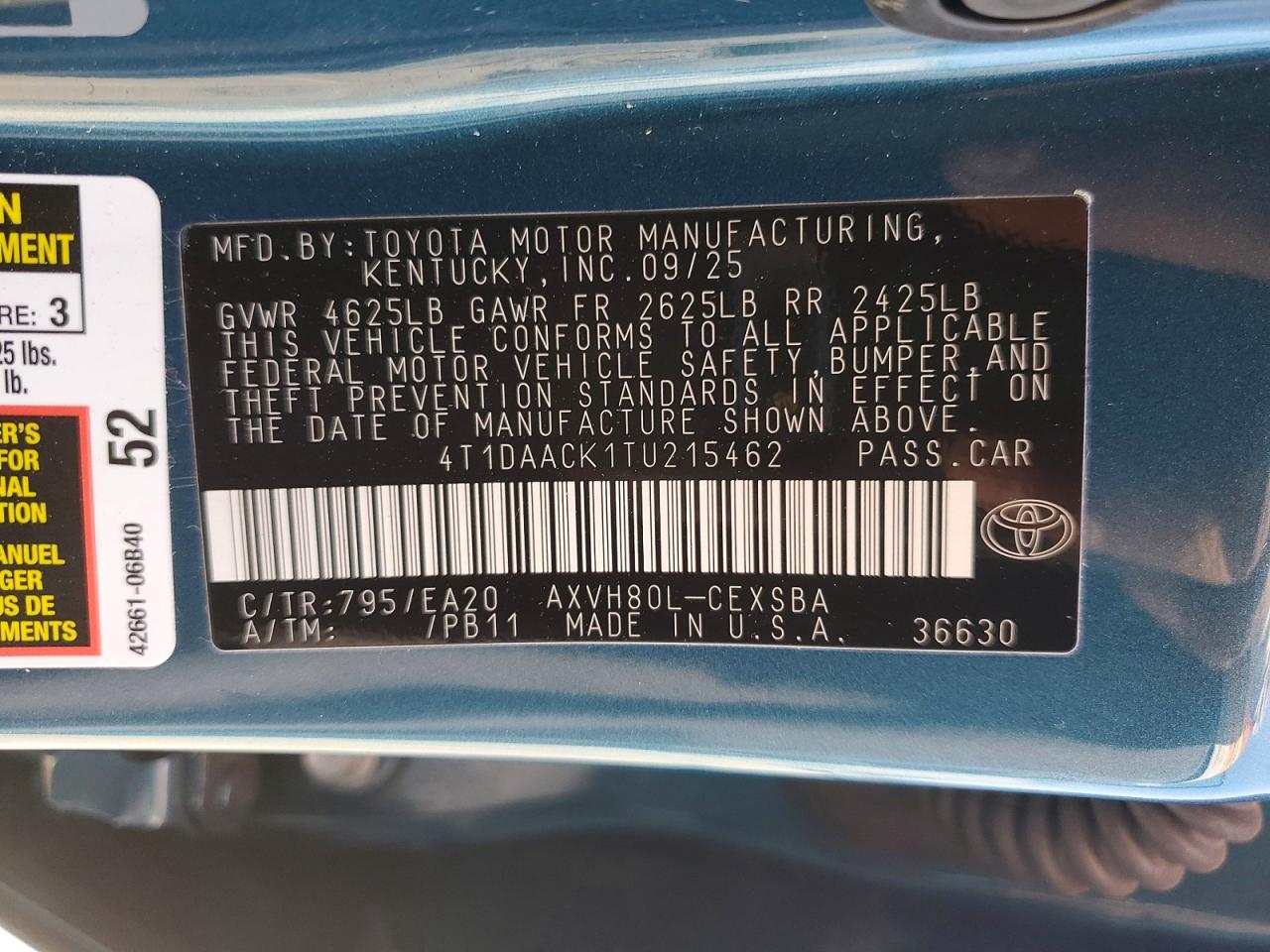 Toyota Camry Xse