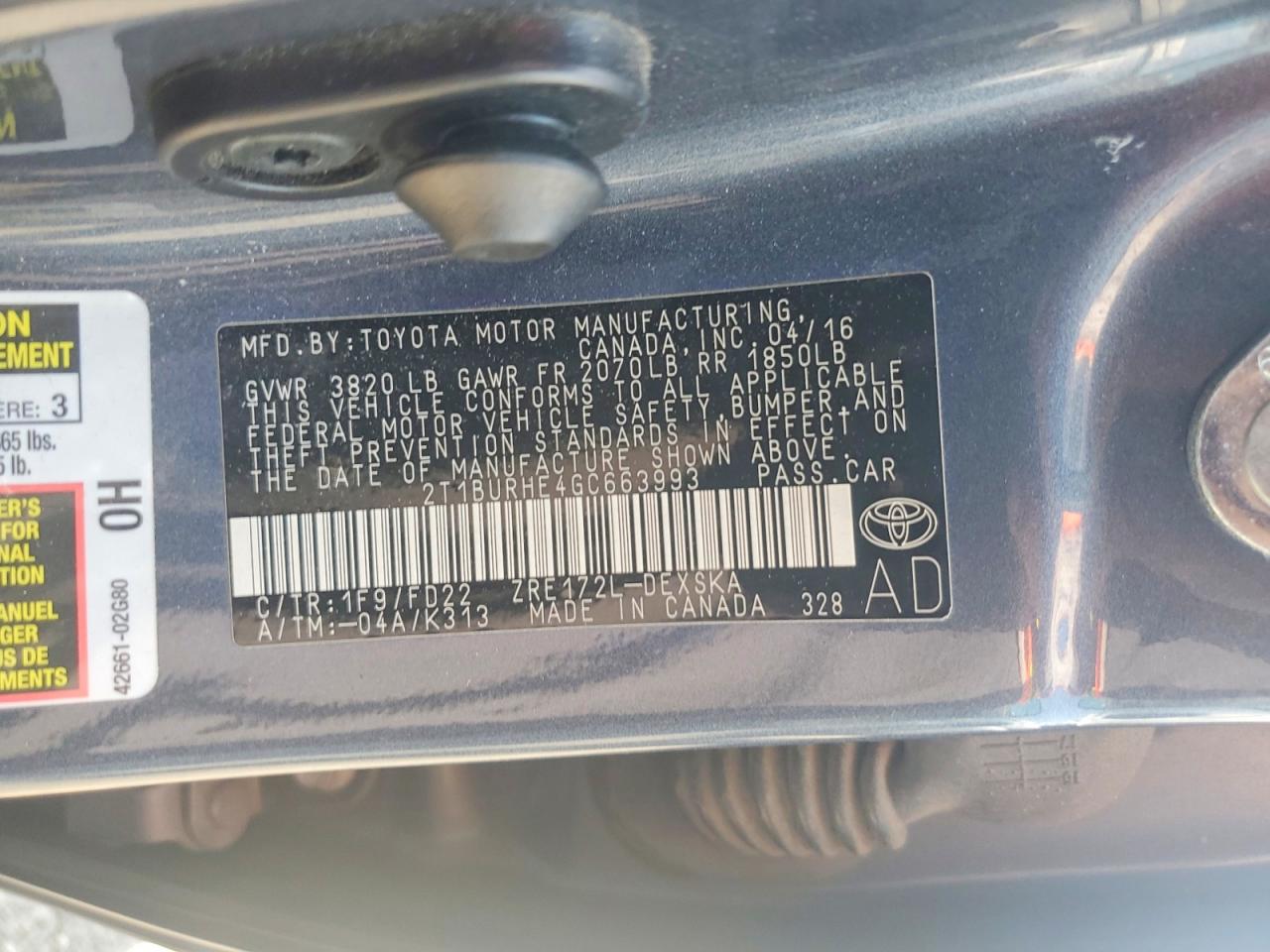 Toyota Corolla S Plus