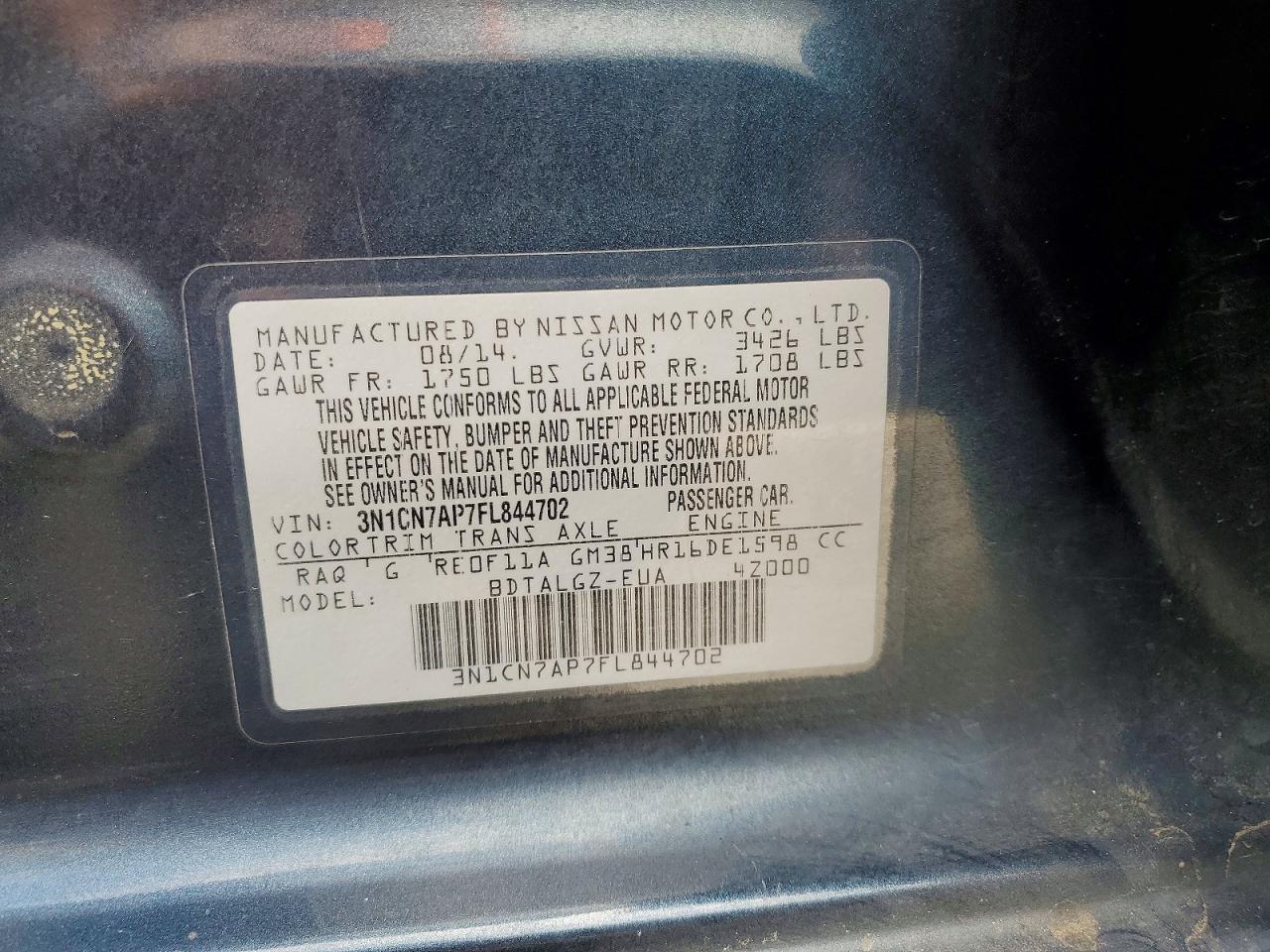 Nissan Versa 1.6 Sl