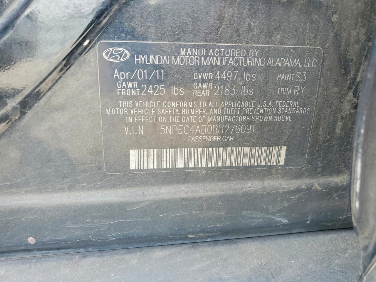 Hyundai SONATA Limited 2.0t