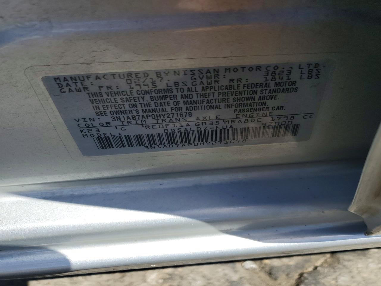 Nissan Sentra Sv