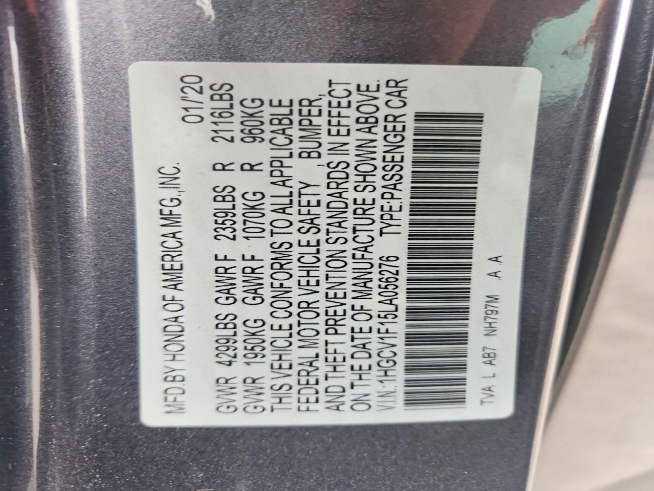 Honda Accord Lx
