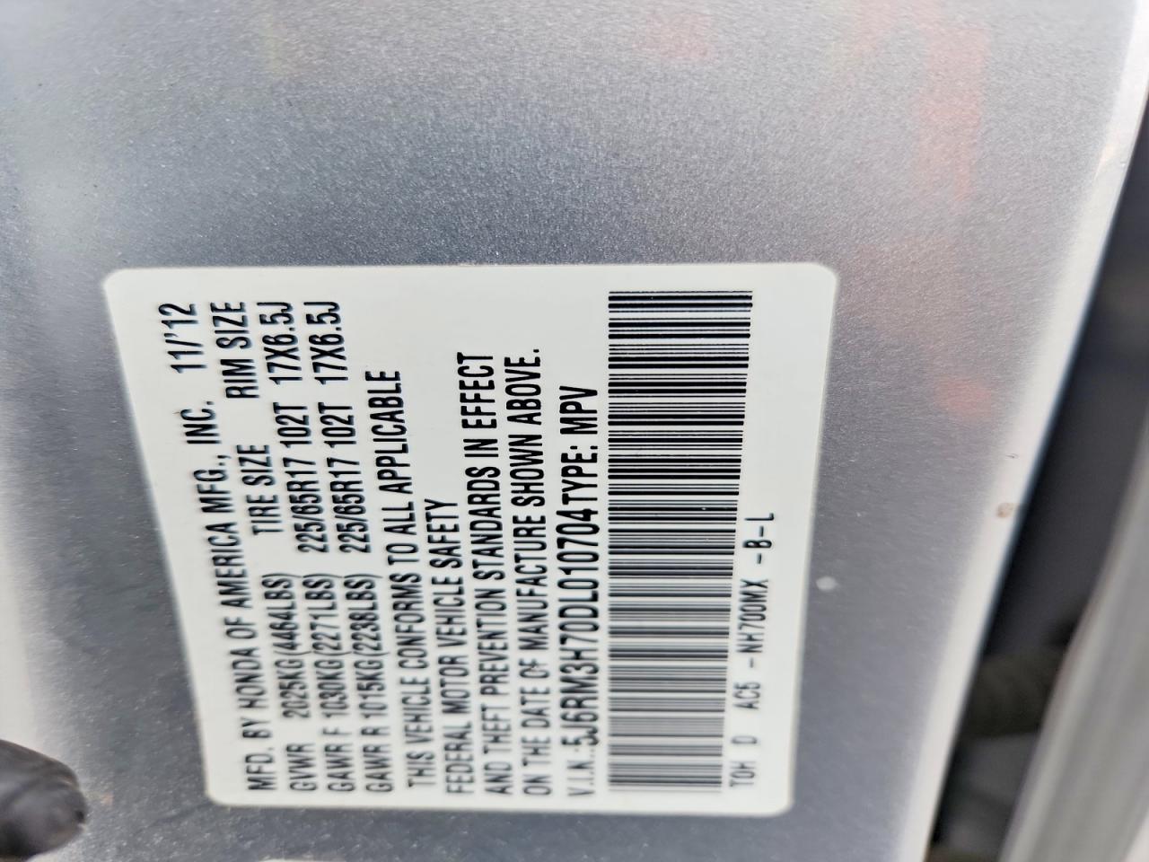 Honda Crv Exl