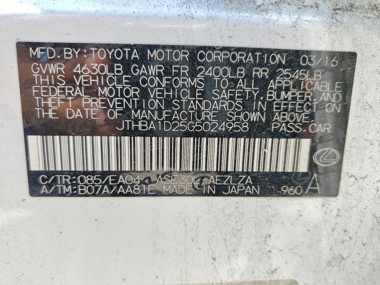 Lexus Is 200t