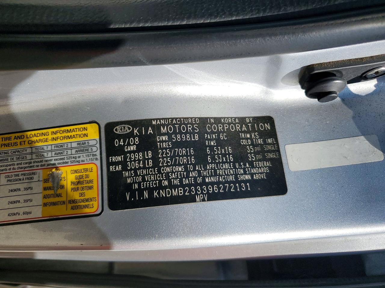 Kia Sedona Lx