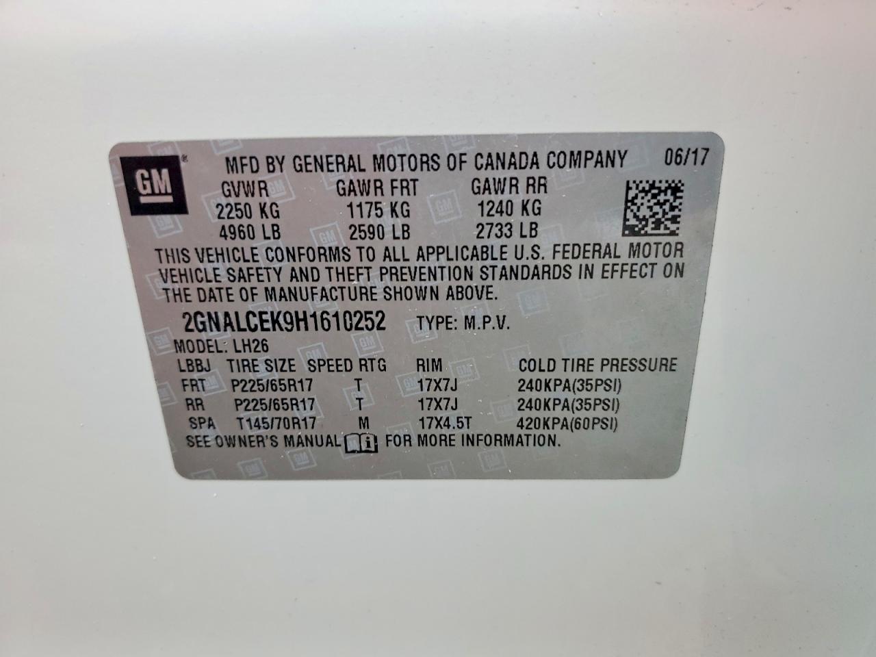 Chevrolet Equinox Lt