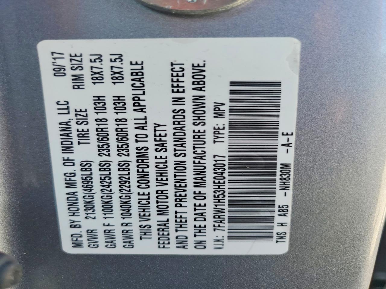Honda Cr-v Hybri Ex