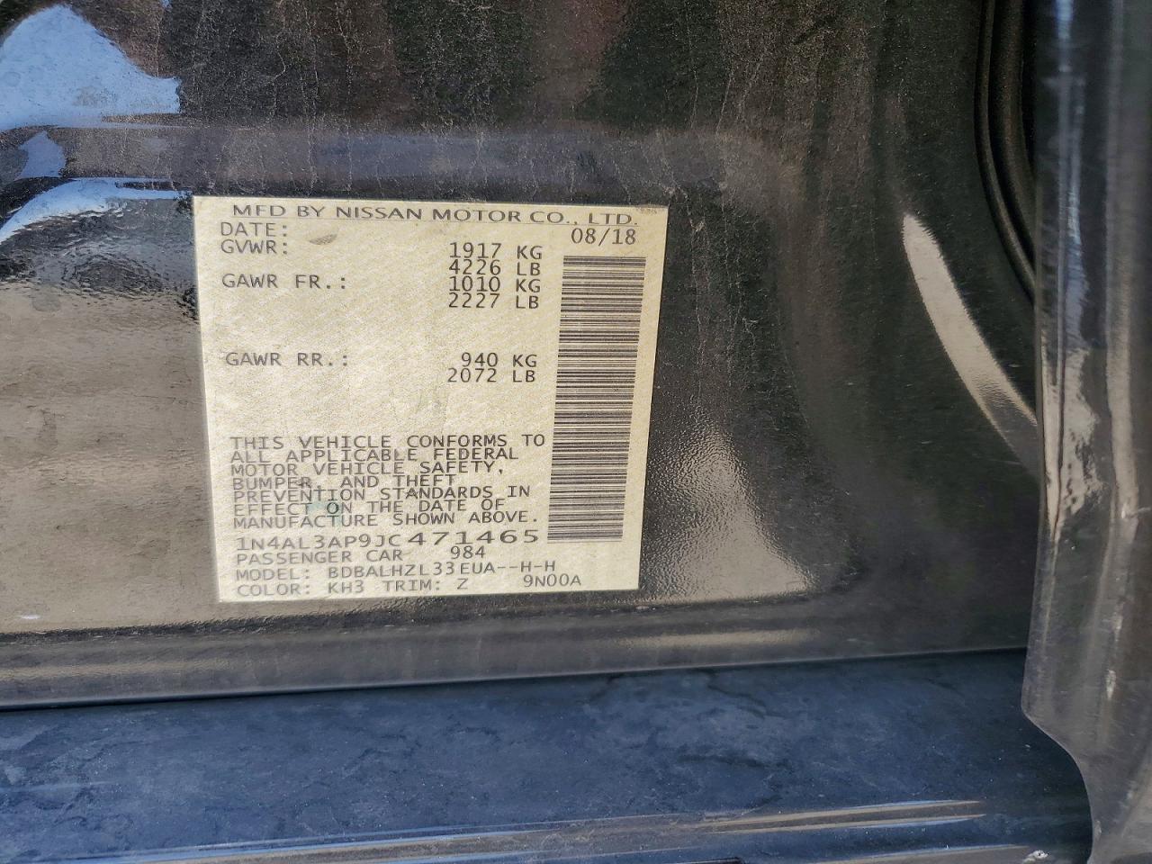 Nissan Altima 2.5 Sr