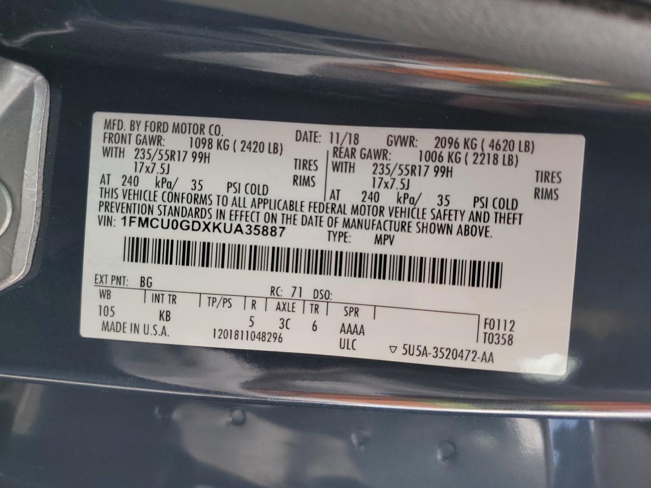 Ford Escape Se