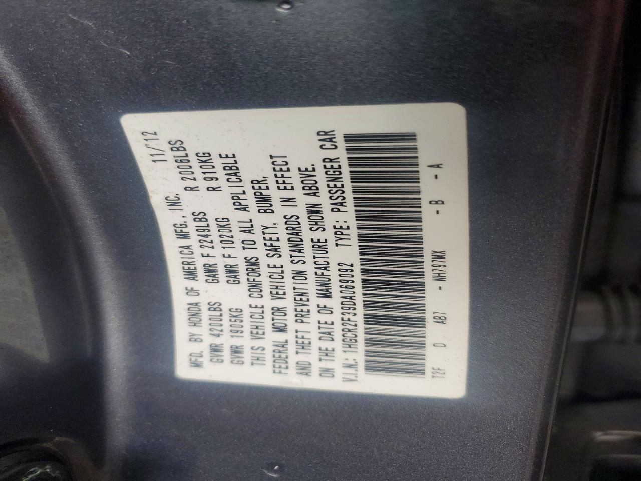 Honda Accord Lx