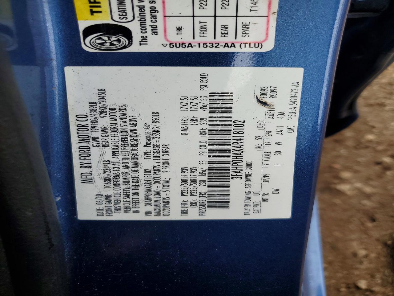Ford Fusion Se