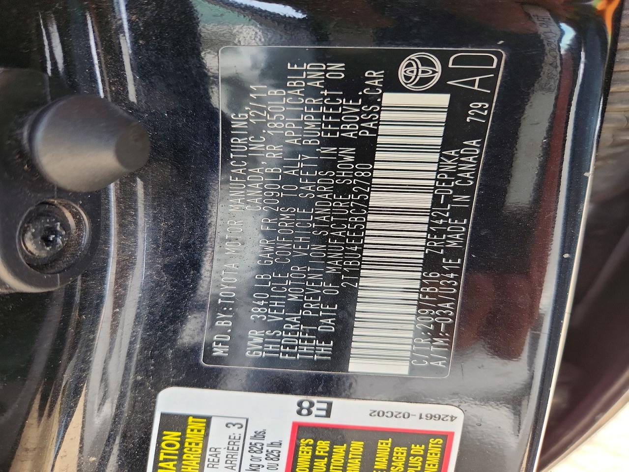 Toyota Corolla Le