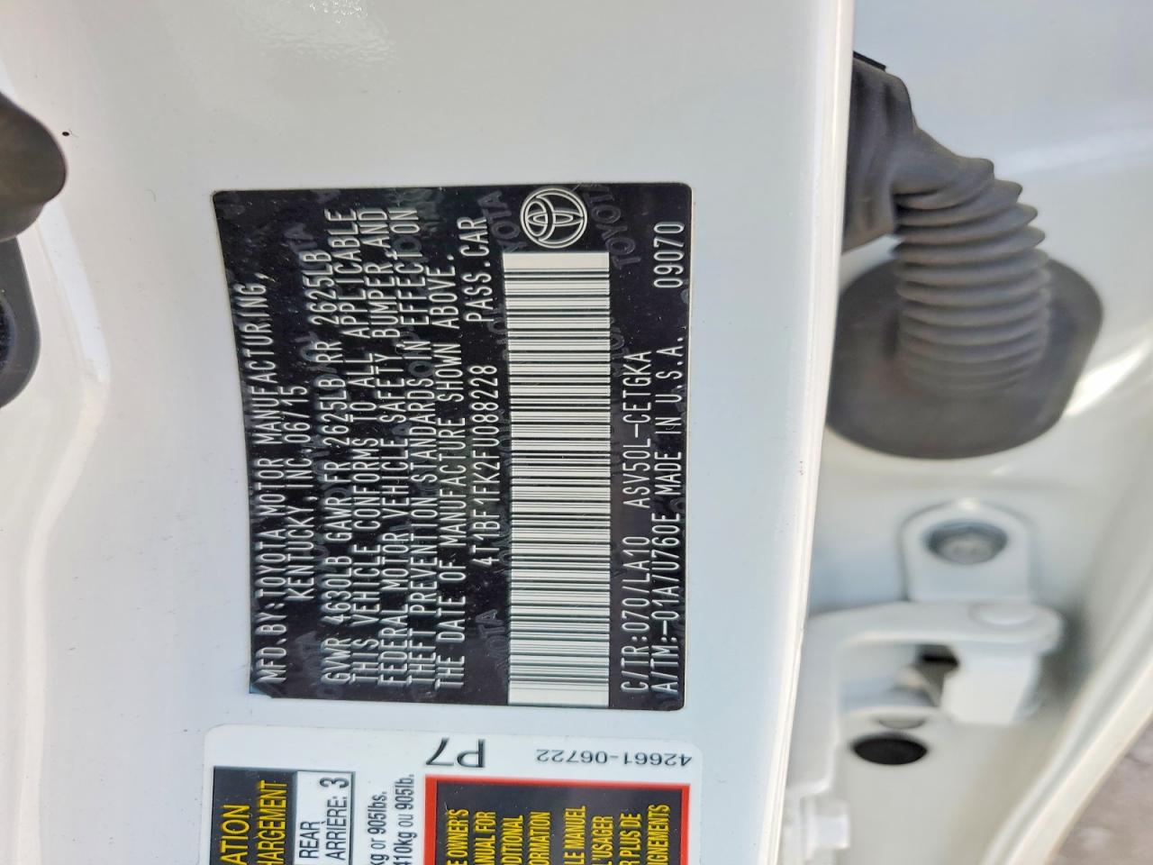 Toyota Camry Xle