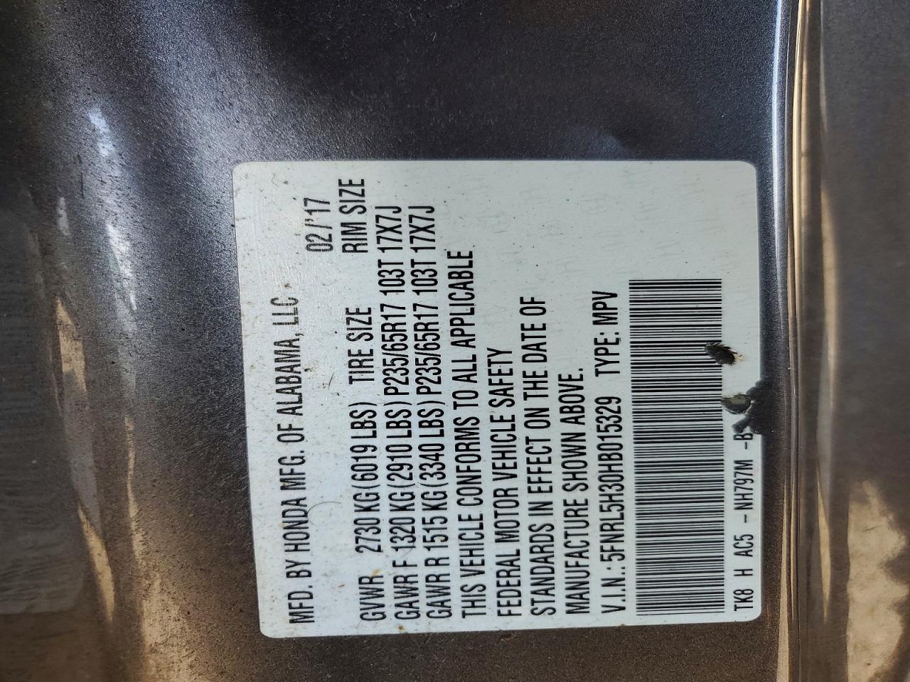 Honda Odyssey Se