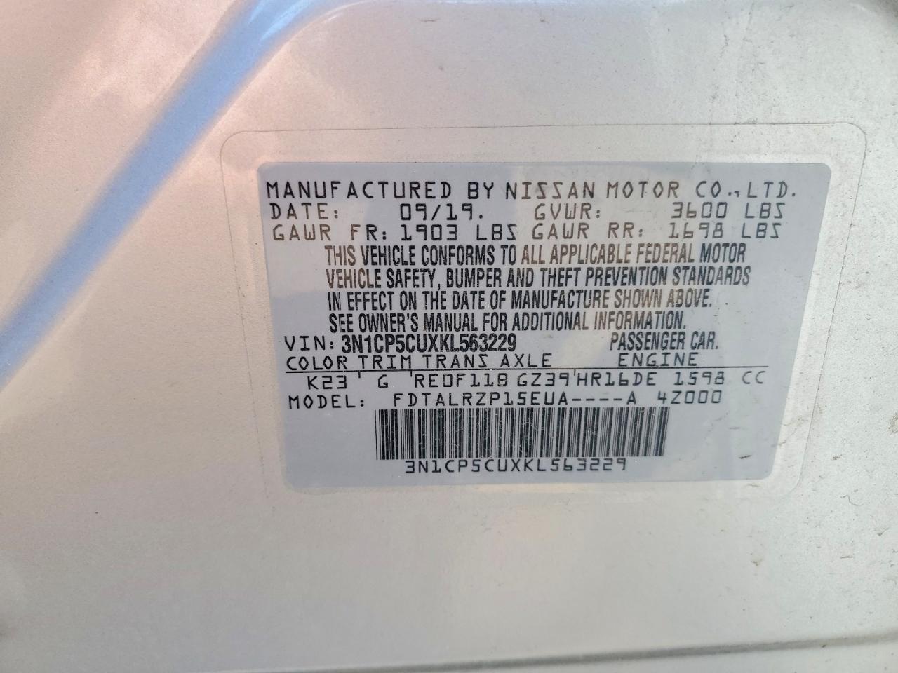 Nissan Kicks S