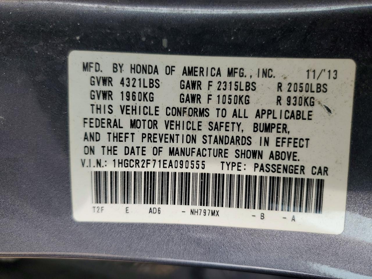 Honda Accord Ex