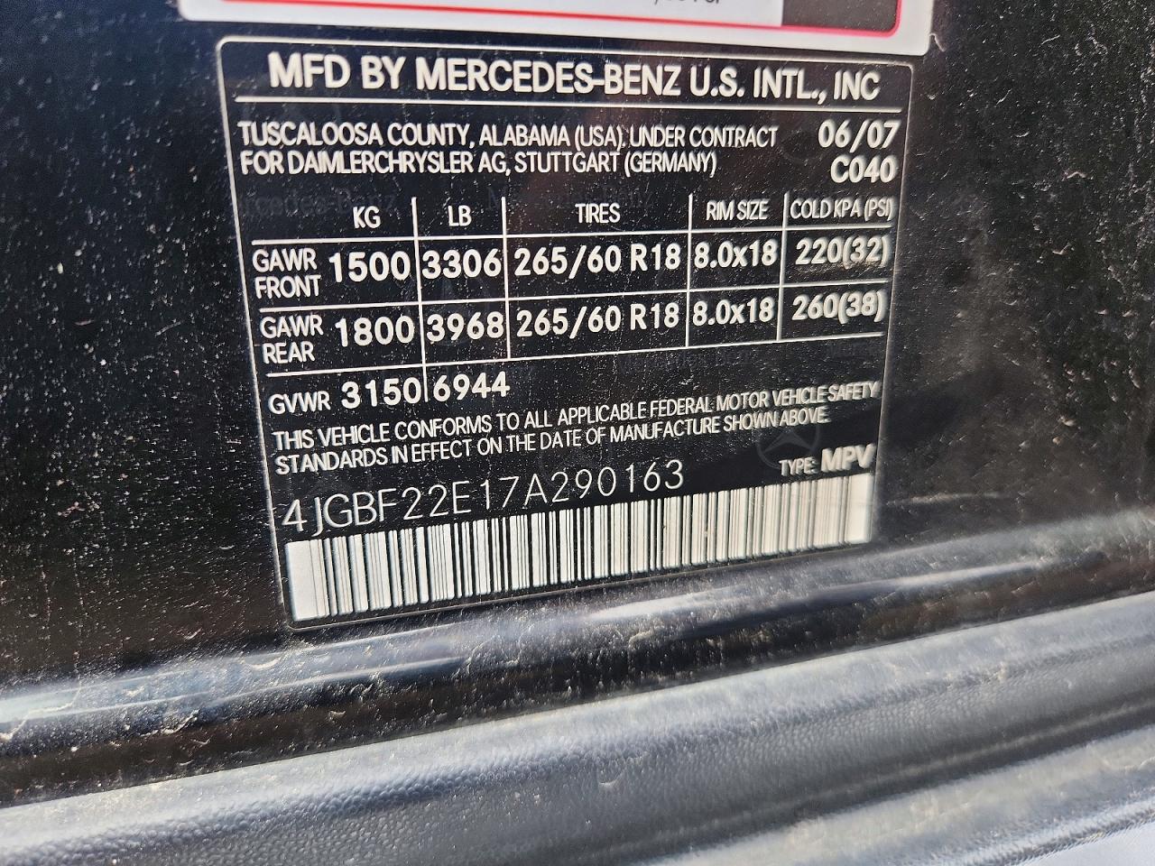 Mercedes-Benz G-Class 320 Cdi