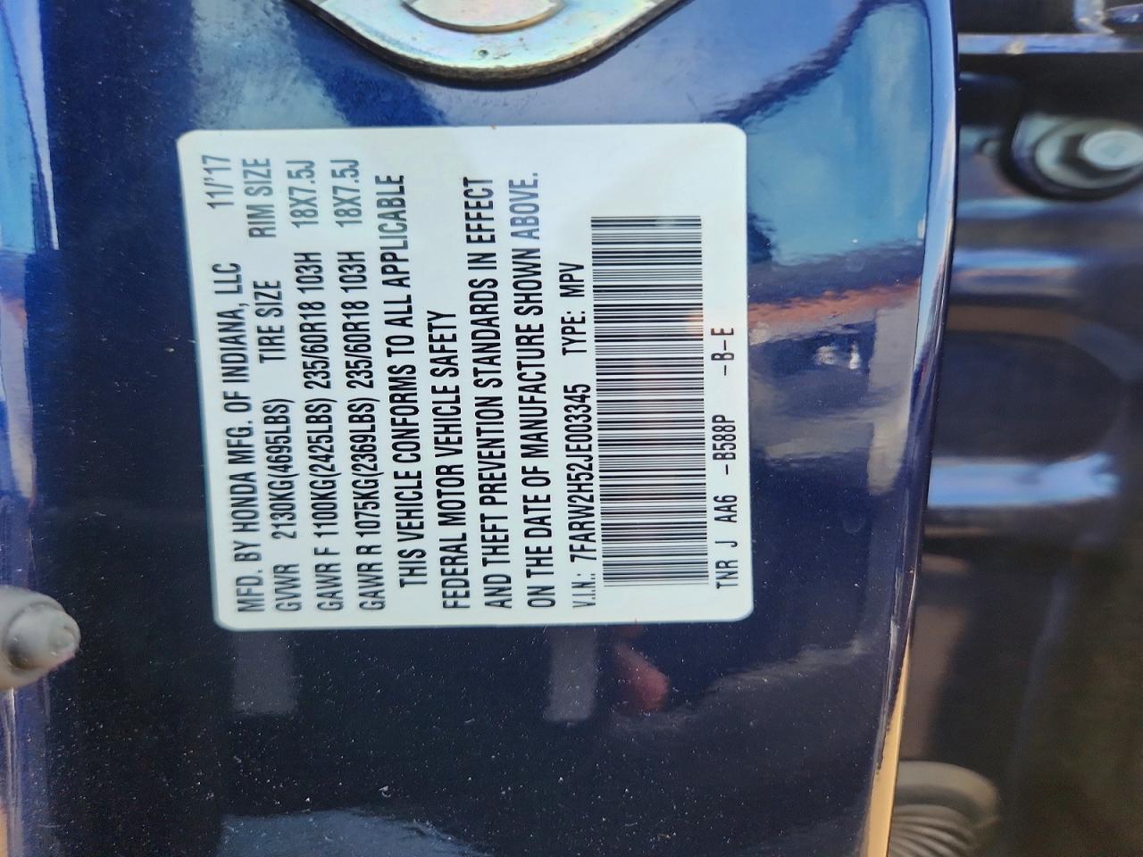 Honda Crv Ex