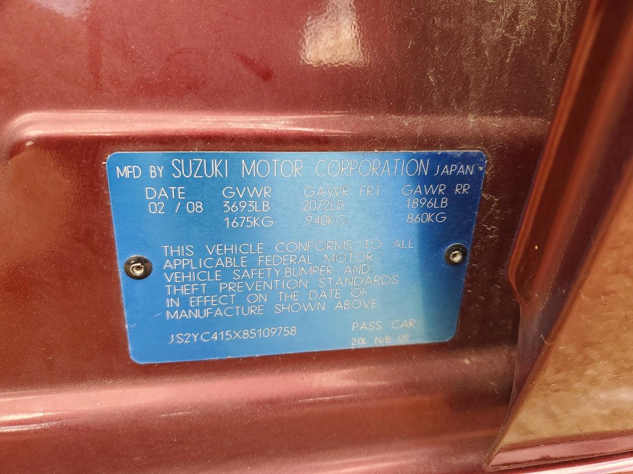 Suzuki SX4 Convenience