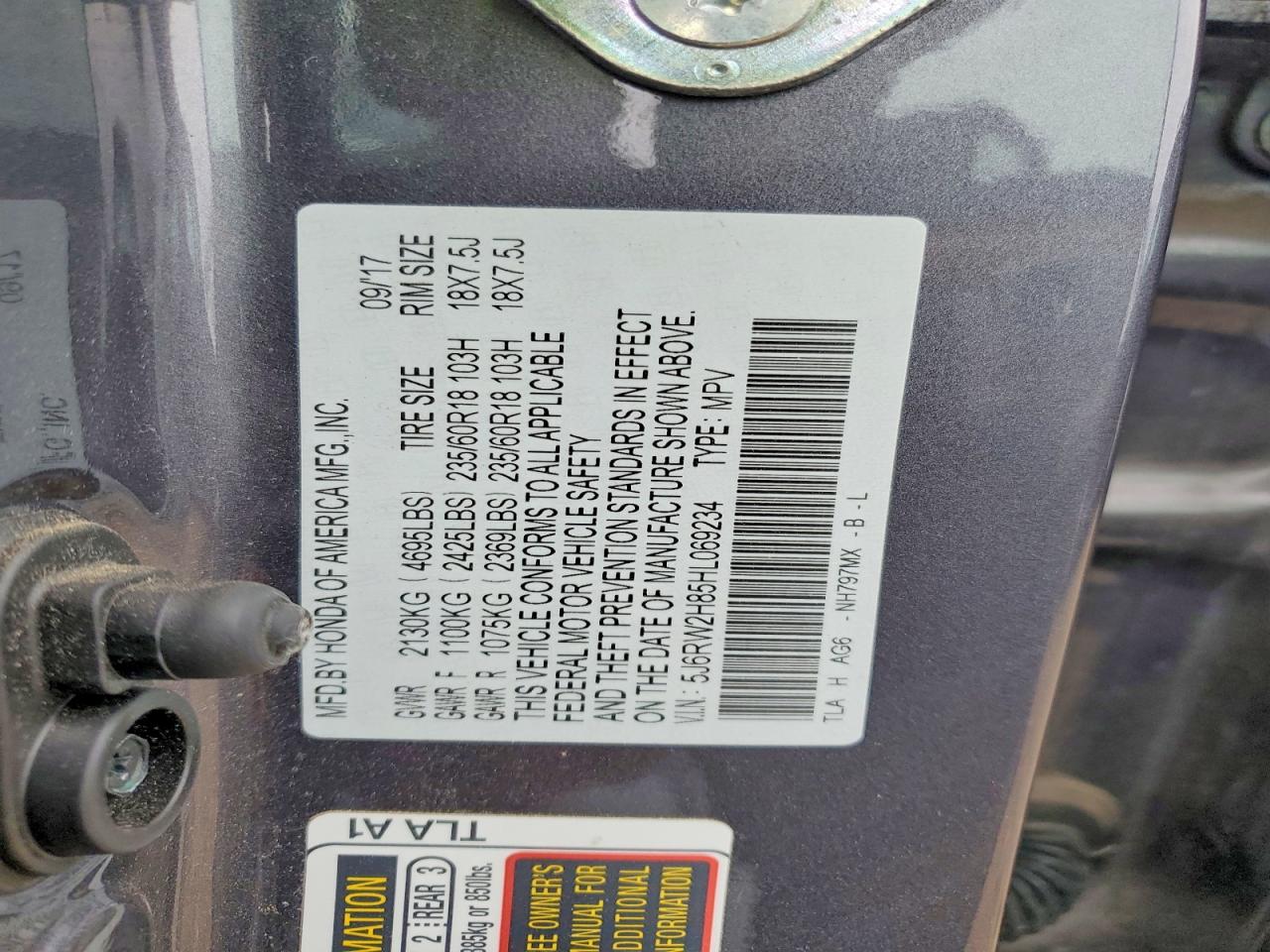 Honda Crv Exl