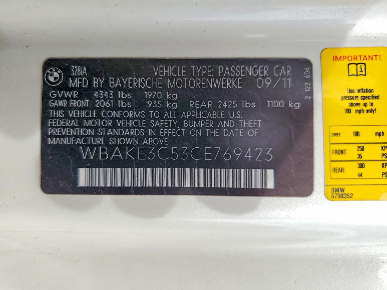 BMW 3 Series I