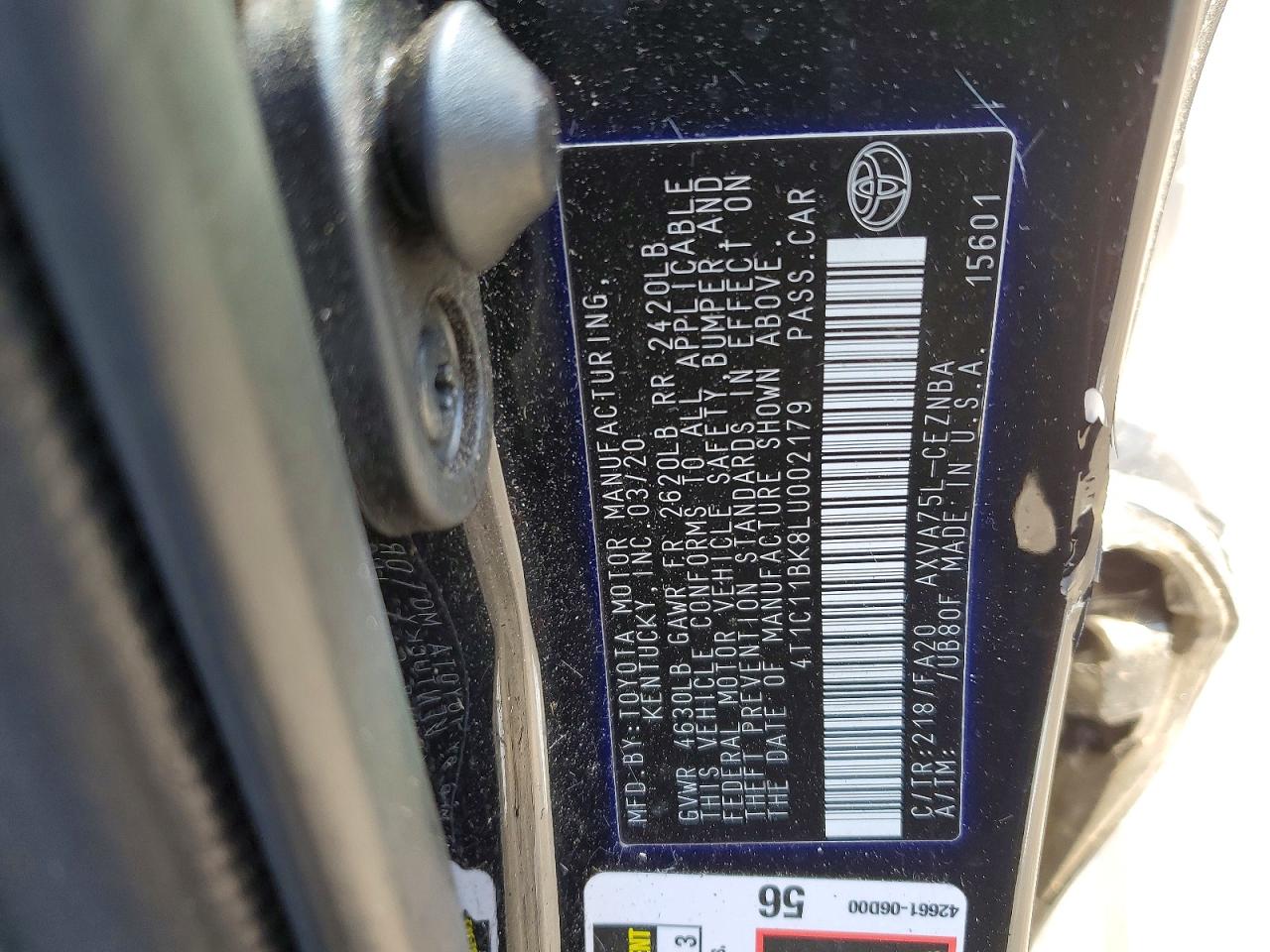 Toyota Camry Le