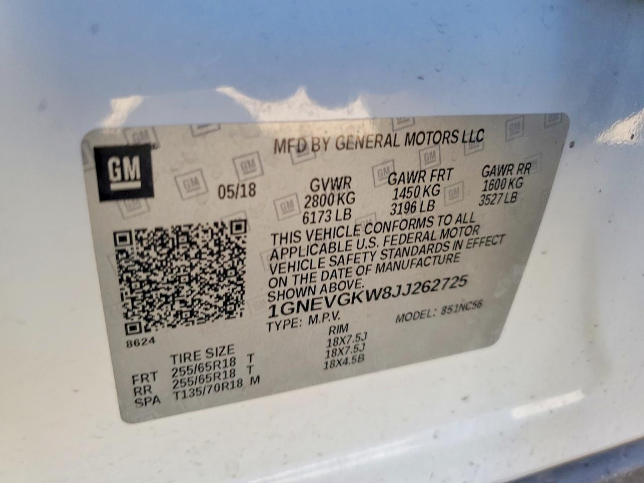 Chevrolet Traverse Lt