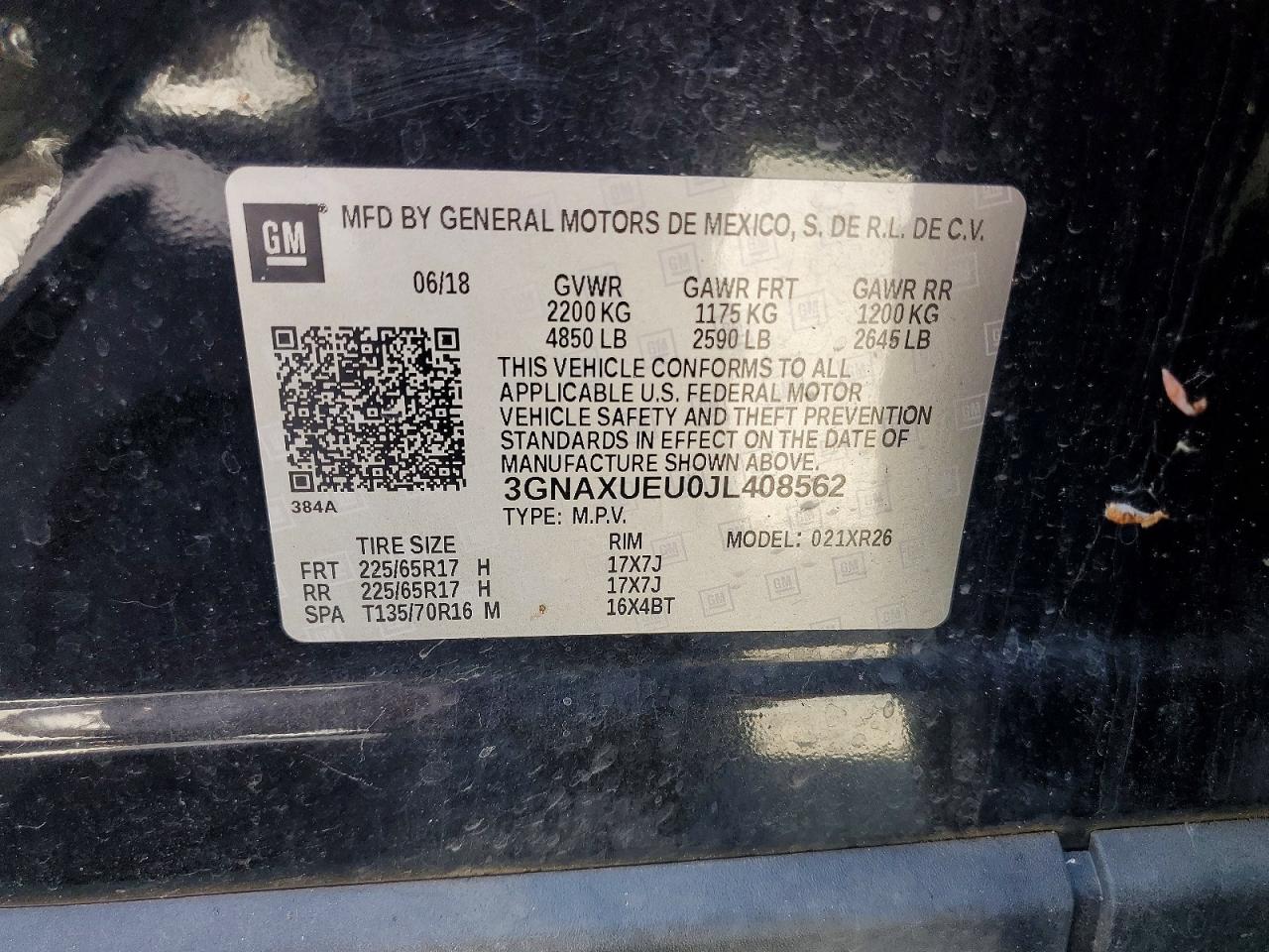 Chevrolet Equinox Lt