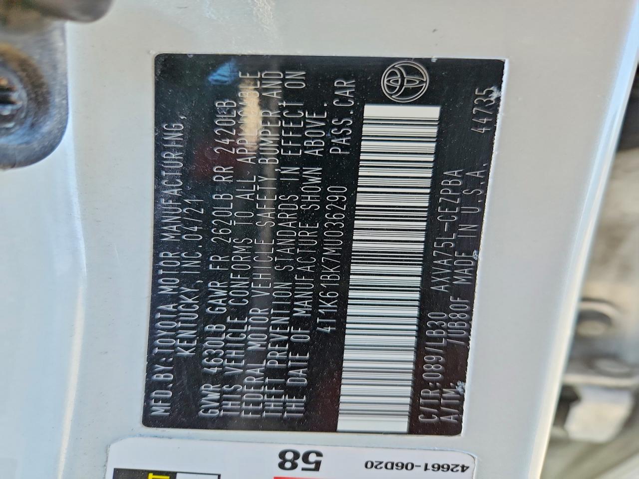 Toyota Camry Xse