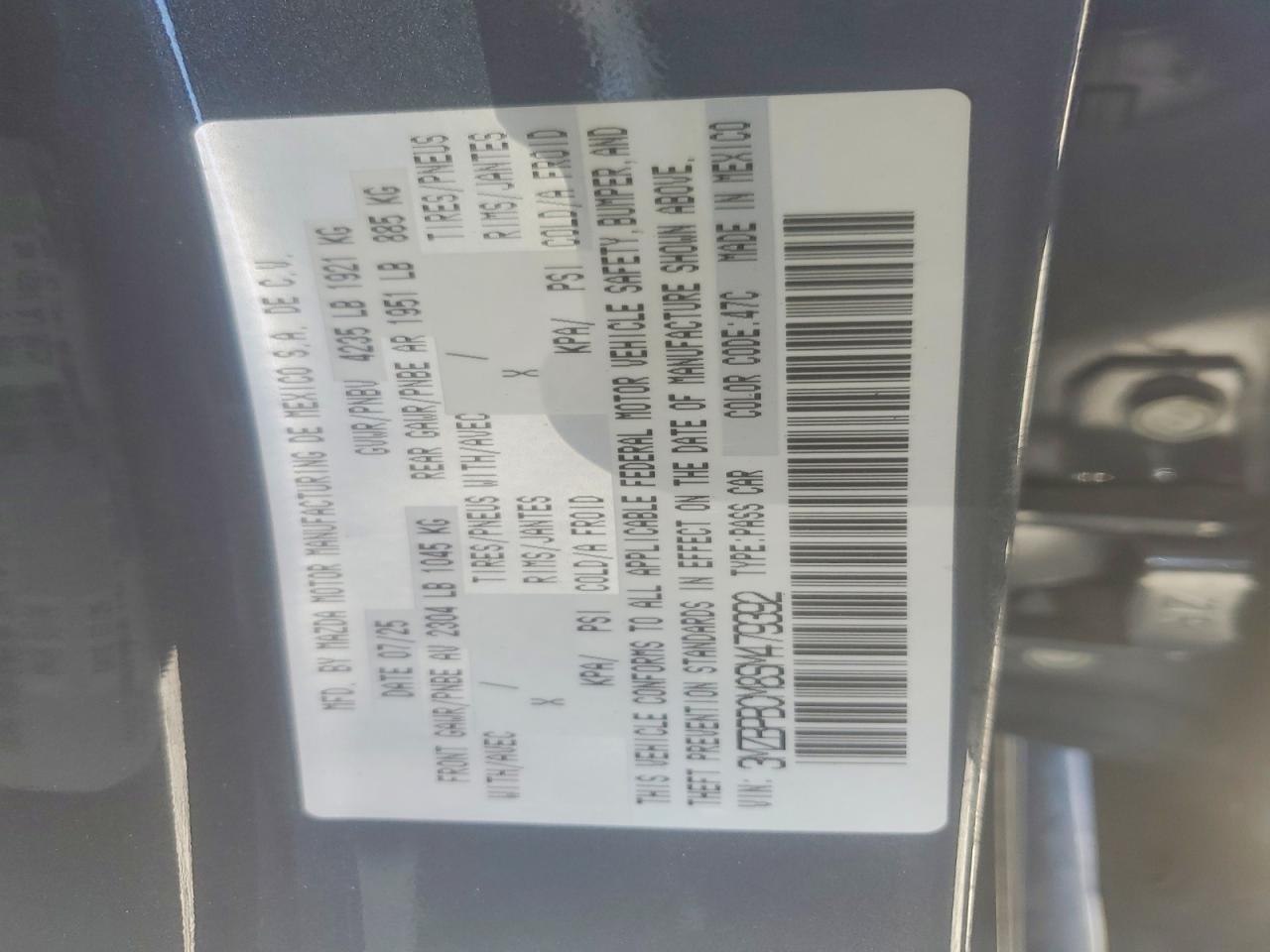Mazda 3 Preferred