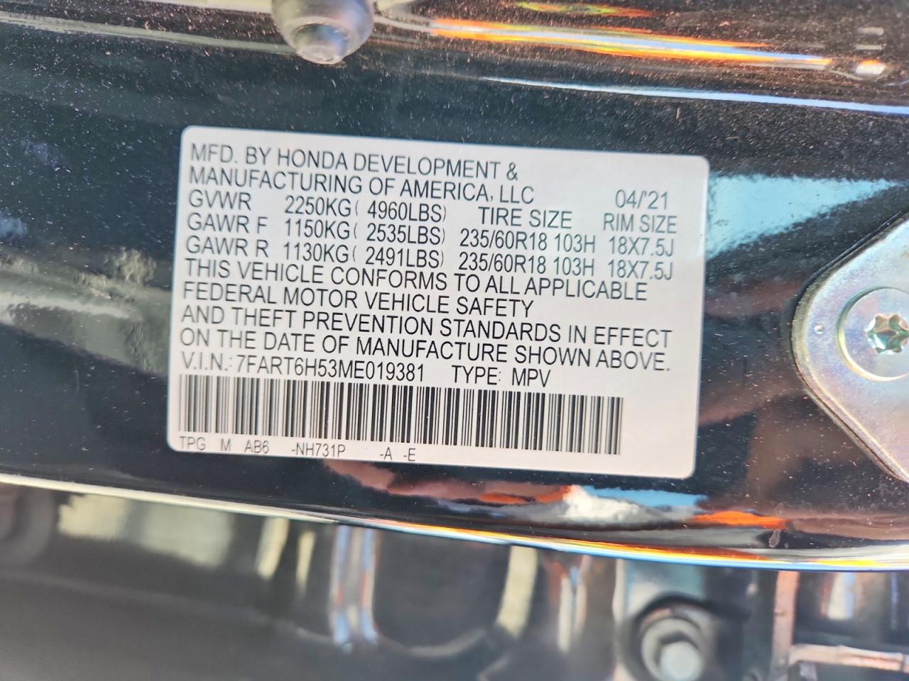 Honda Crv Ex