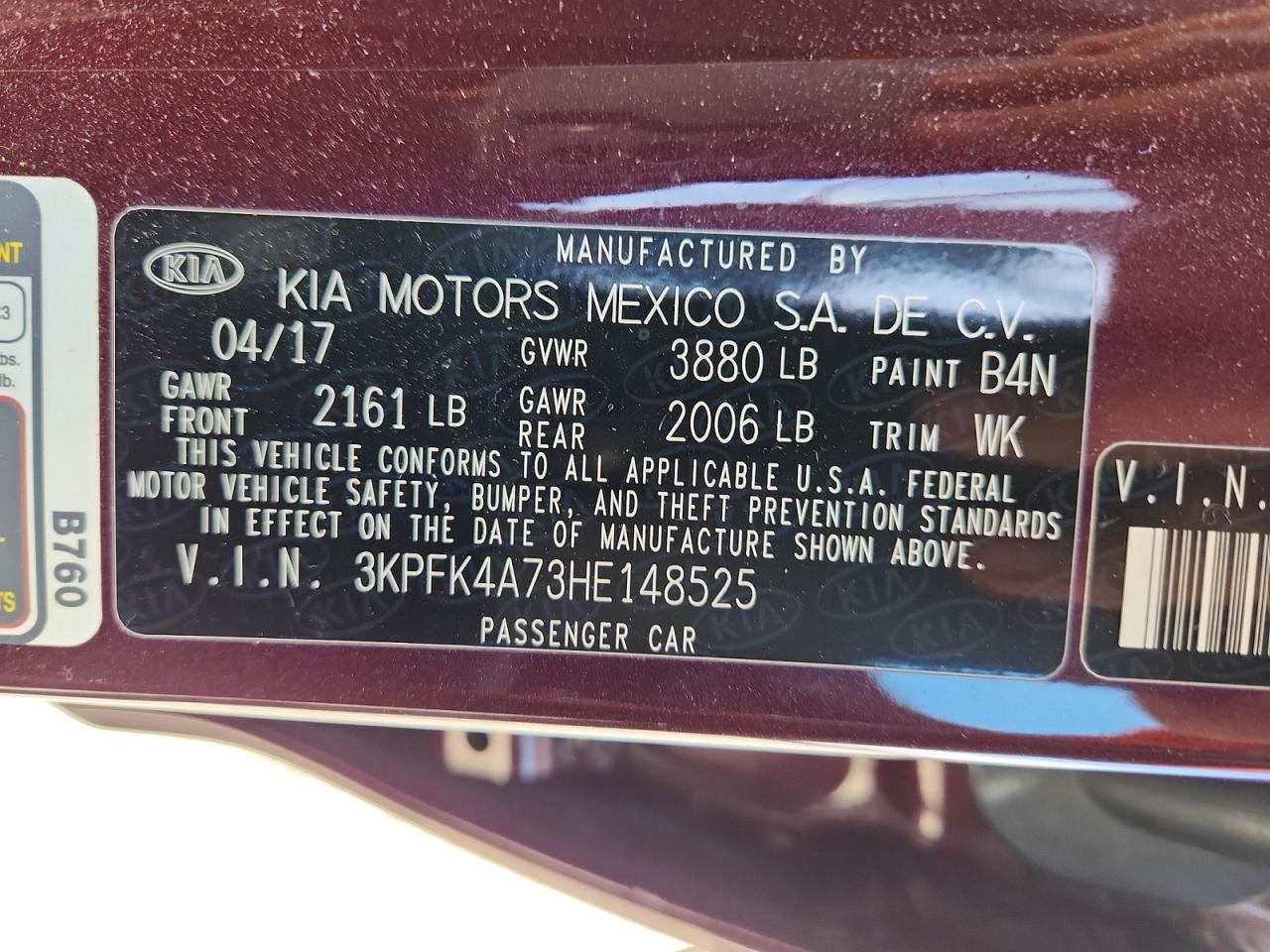 Kia Forte Lx