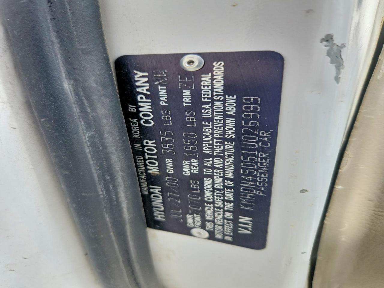 Hyundai ELANTRA Gls
