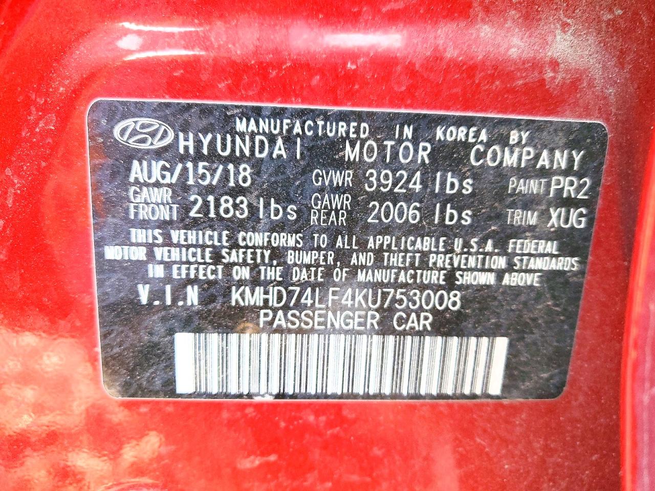Hyundai ELANTRA Se