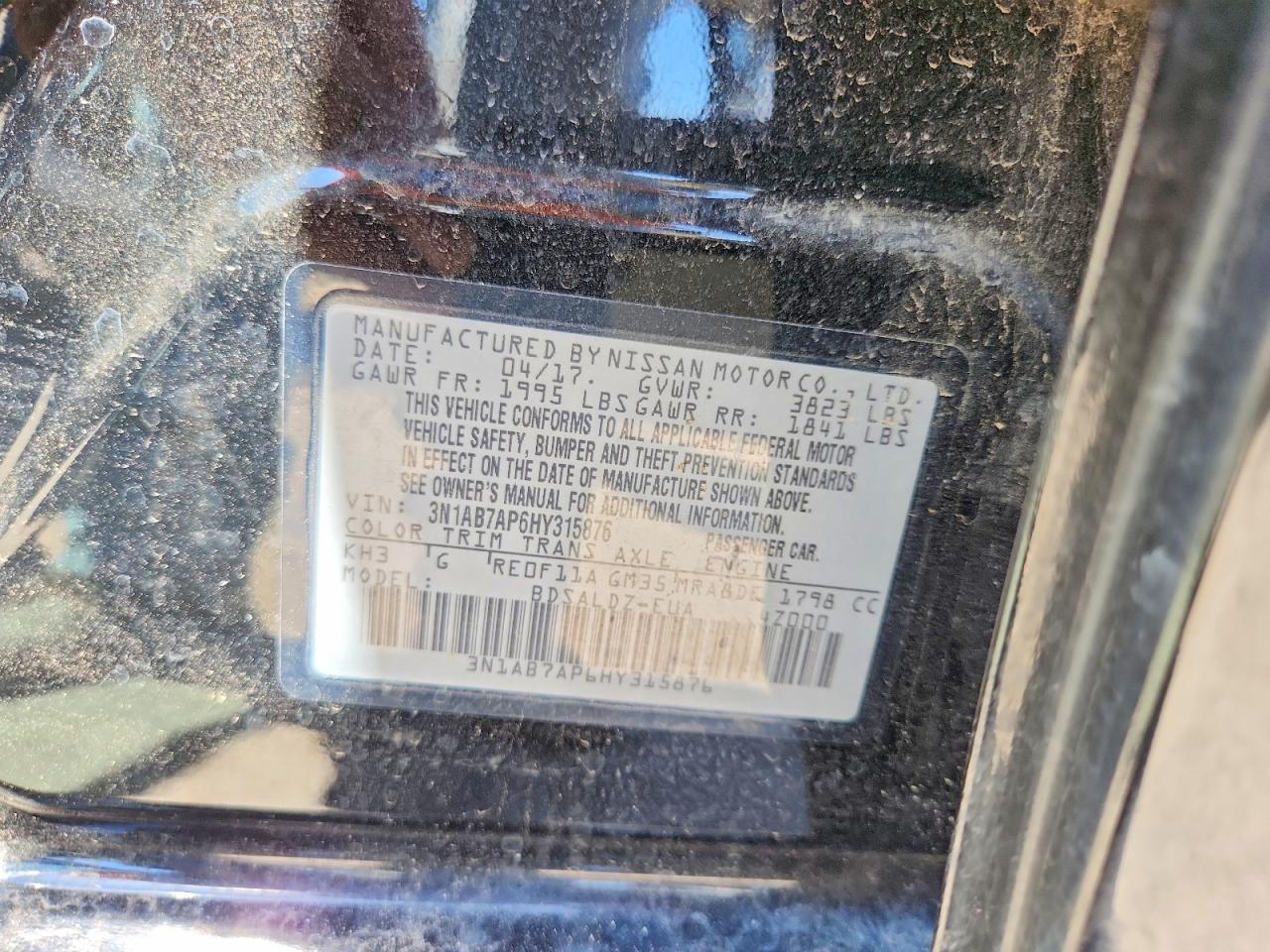 Nissan Sentra Sv