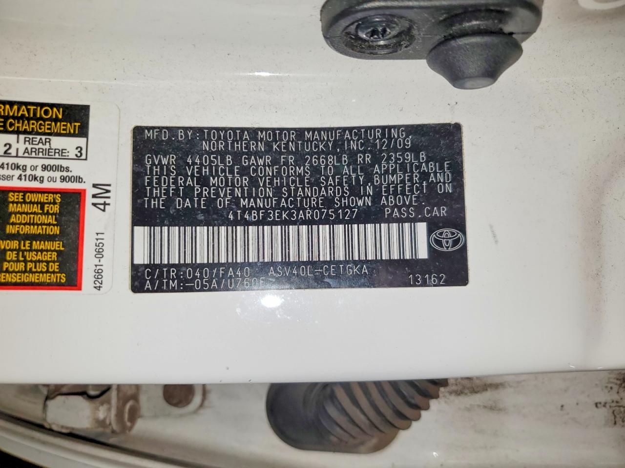 Toyota Camry Xle